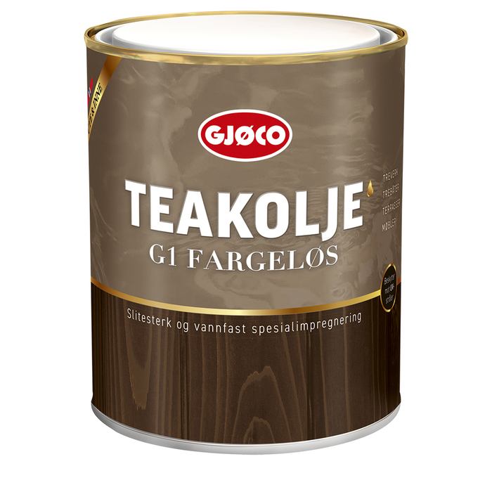 Gjøco Teakolje matt G1 Båtimpregnering 3 liter